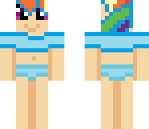 humanized rainbow dash underwear