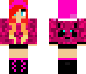 pink panda hood