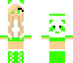 green panda