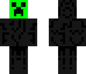 el hombre cara de creeper y cuerpo de enderman