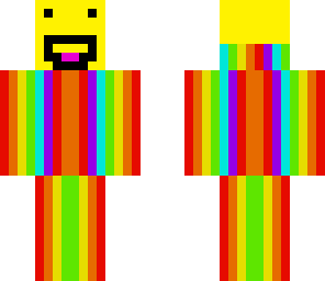 epic face rainbow hoodie guy