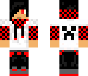 red checkered hoodie boy