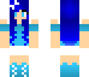 blue girl