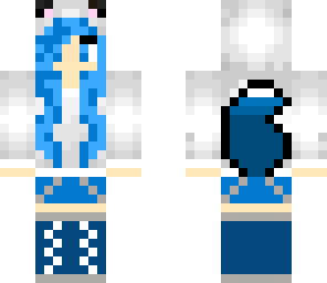 light blue wolf