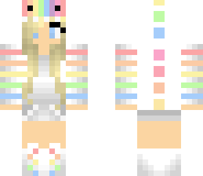 rainbow dino girl