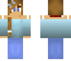 ombre blue girl