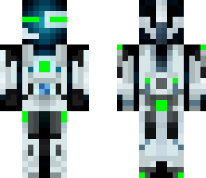 hack futuristic cyborg of minecraft