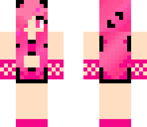 pink kawaii panda girl