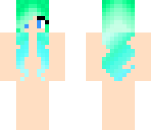 aqua hair girl - base collection