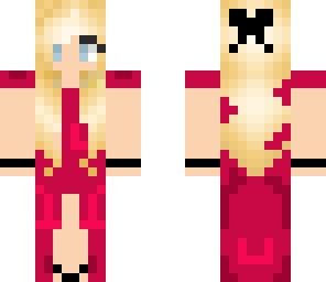 pretty purple red dress