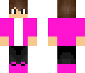 pinkish purple hoodie boy