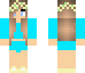 blue summer girl