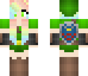 rainbow haired link fan girl