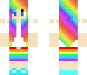 rainbow lady
