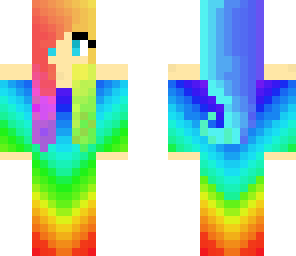 cute rainbow girl