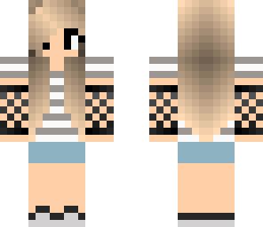 cute tomboy girl fixed inside of skin lol xd