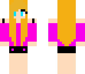 pink and black girl