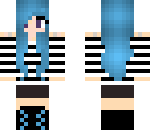 blue hair girl