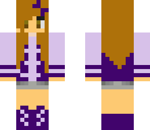 purple jacket girl