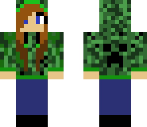 camo creeper girl