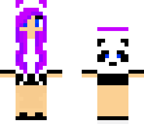 purple panda girl