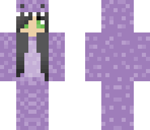 purple rawr girl