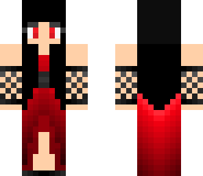 emo girl in dress