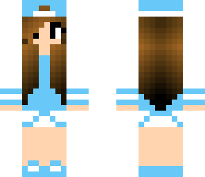 cute blue tomboy