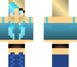 cute chic blu girl