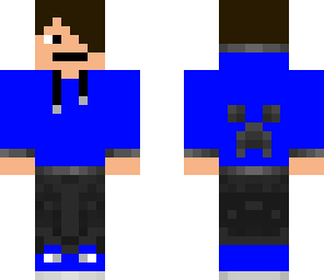 blue creeper hoodie