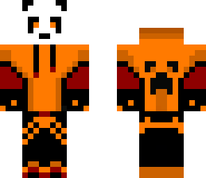 orange dubstep panda
