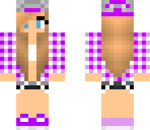 cool purple girl