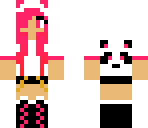 pink panda girl