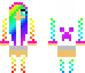 rainbow girl