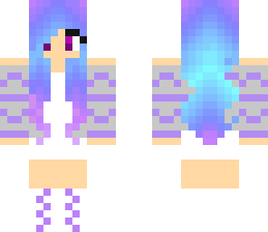 blue girl
