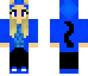 sheila in blue