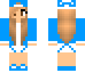 blue with hat