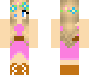 pink spring time dress