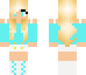 blue girl