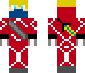 blood white striped ninja
