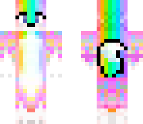 rainbow furry fox