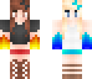 fire and ice girl