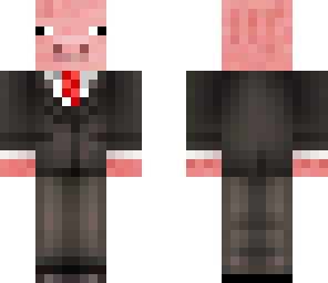 pig in a suit