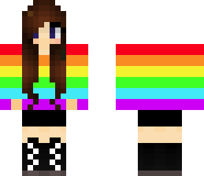 rainbow girl
