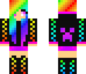 rainbow girl