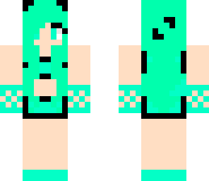 minty kawaii panda girl