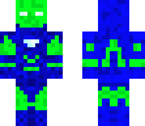 blue iron man