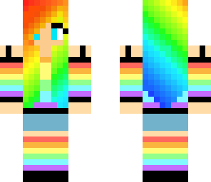 rainbow girl
