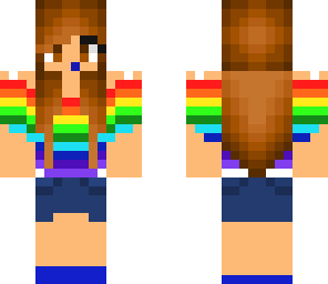 rainbow girl