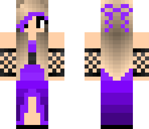purple dress